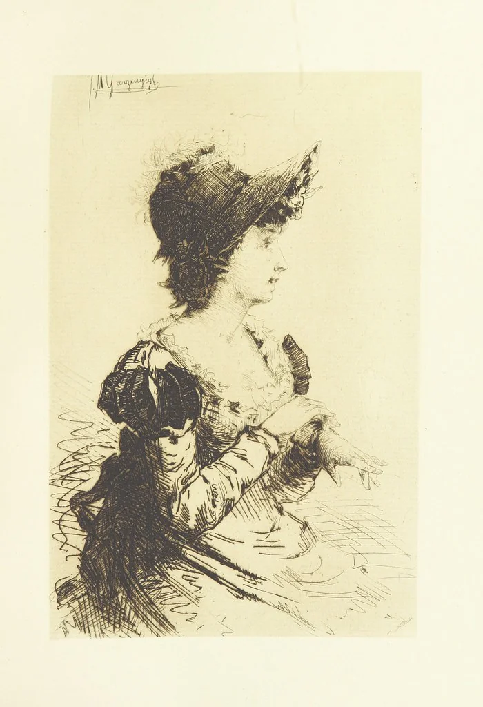 An illustration from Nature and Art: poems and pictures from the best authors and artists. Compiled by L. R. Estes. Illustrated with ... etchings ... and ... illustrations, etc, 1890, leaf 173