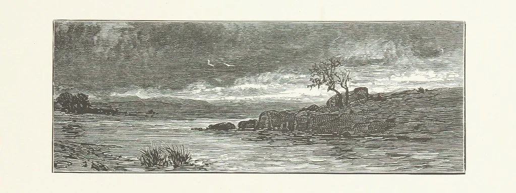 An illustration from Nature and Art: poems and pictures from the best authors and artists. Compiled by L. R. Estes. Illustrated with ... etchings ... and ... illustrations, etc, 1890, leaf 177