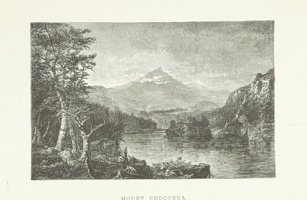 An illustration from Nature and Art: poems and pictures from the best authors and artists. Compiled by L. R. Estes. Illustrated with ... etchings ... and ... illustrations, etc, 1890, leaf 185