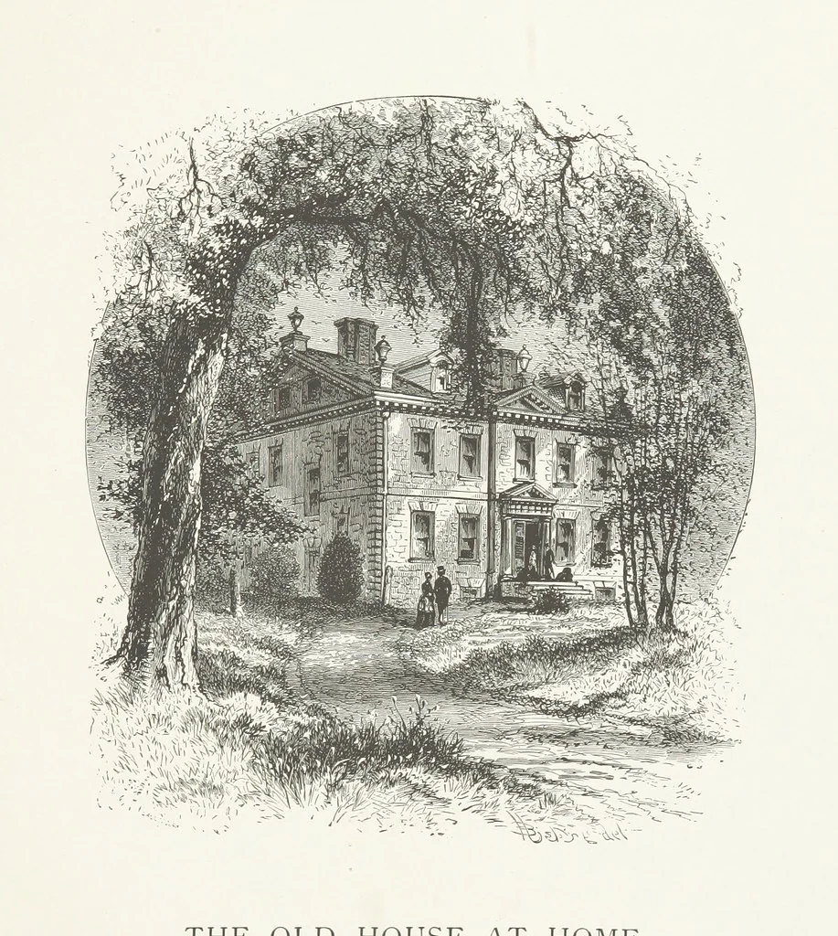 An illustration from Nature and Art: poems and pictures from the best authors and artists. Compiled by L. R. Estes. Illustrated with ... etchings ... and ... illustrations, etc, 1890, leaf 191