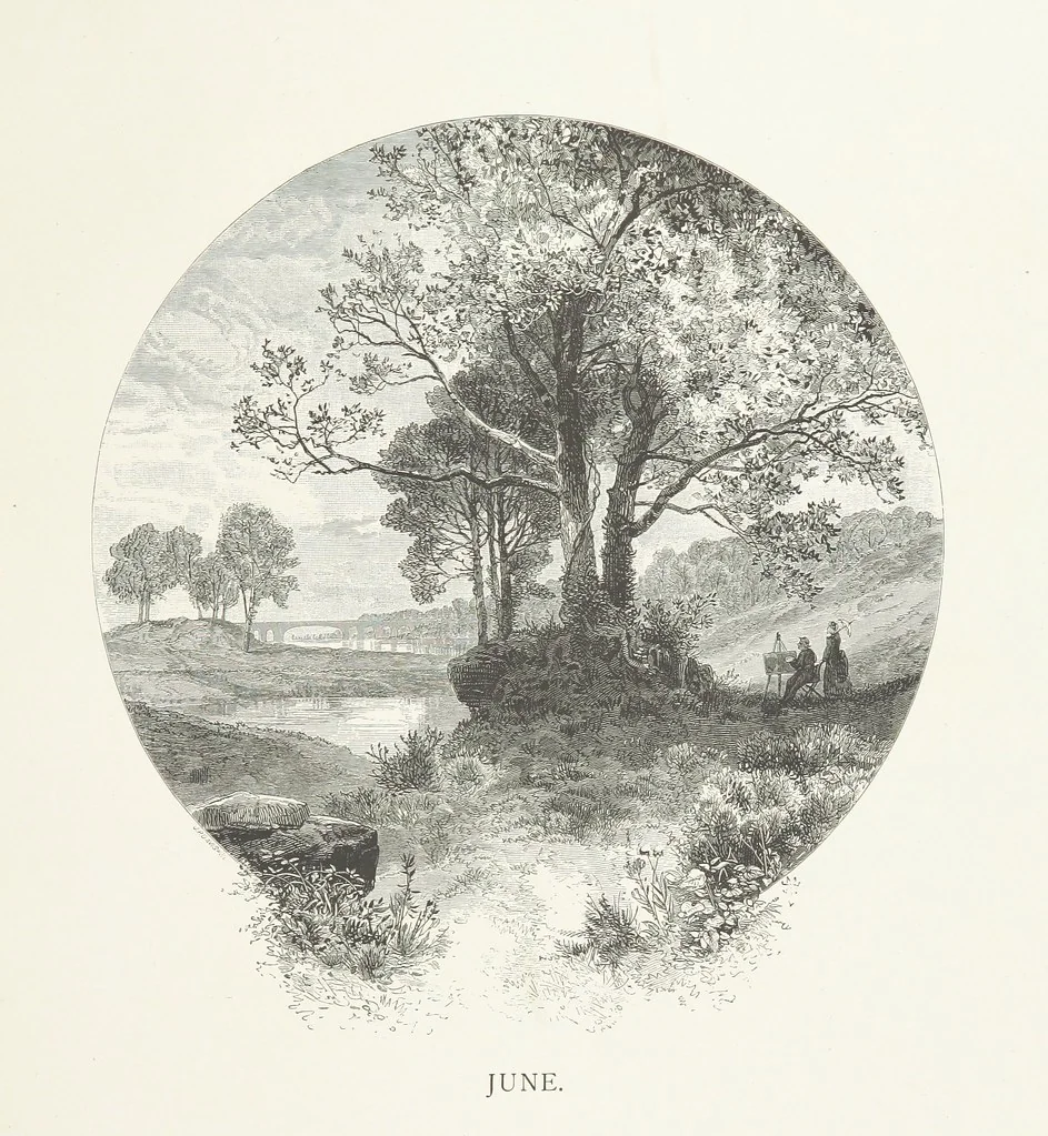 An illustration from Nature and Art: poems and pictures from the best authors and artists. Compiled by L. R. Estes. Illustrated with ... etchings ... and ... illustrations, etc, 1890, leaf 25