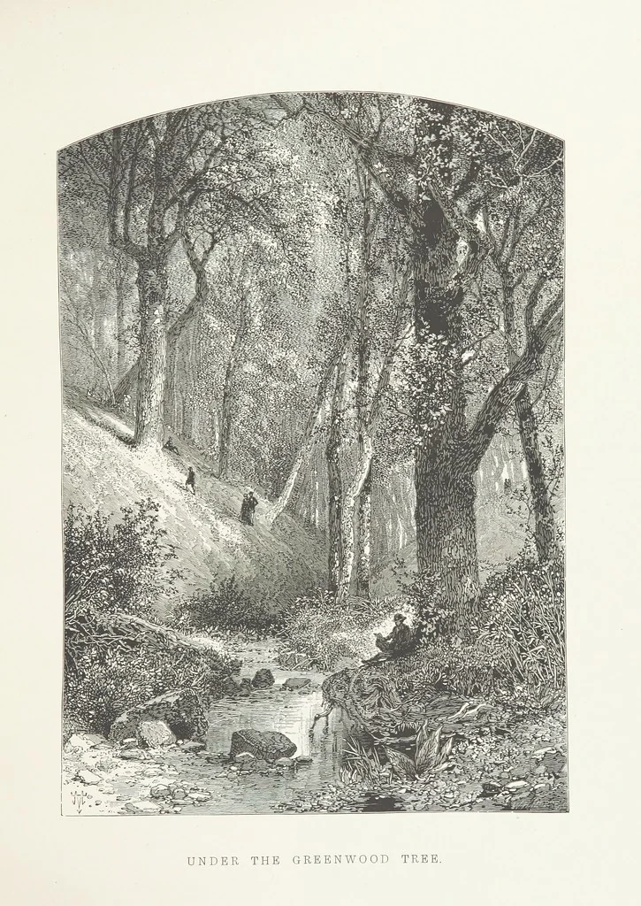 An illustration from Nature and Art: poems and pictures from the best authors and artists. Compiled by L. R. Estes. Illustrated with ... etchings ... and ... illustrations, etc, 1890, leaf 29