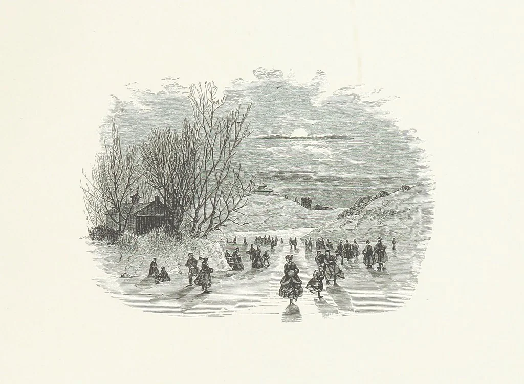 An illustration from Nature and Art: poems and pictures from the best authors and artists. Compiled by L. R. Estes. Illustrated with ... etchings ... and ... illustrations, etc, 1890, leaf 31