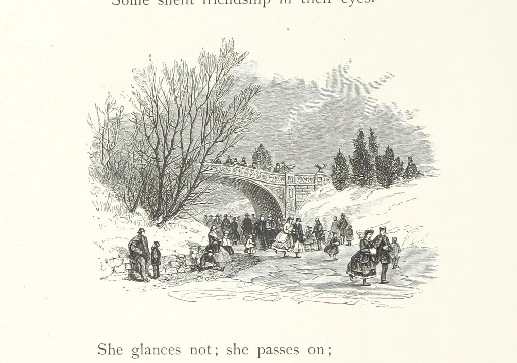 An illustration from Nature and Art: poems and pictures from the best authors and artists. Compiled by L. R. Estes. Illustrated with ... etchings ... and ... illustrations, etc, 1890, leaf 32
