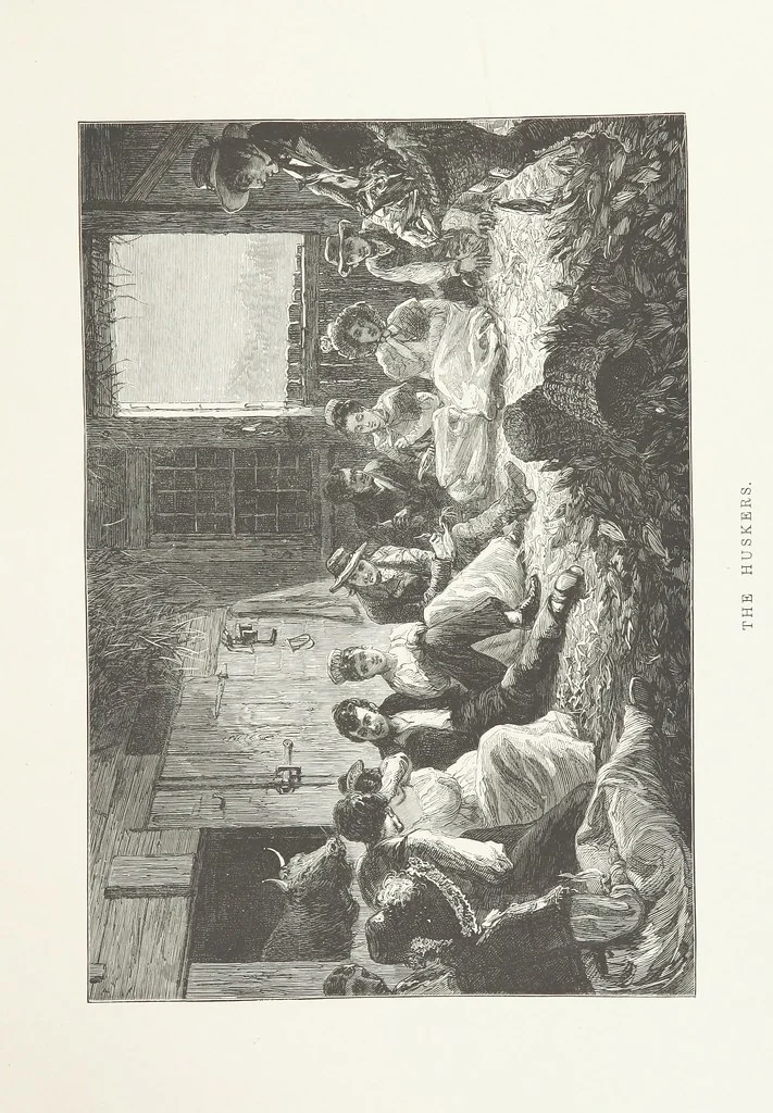 An illustration from Nature and Art: poems and pictures from the best authors and artists. Compiled by L. R. Estes. Illustrated with ... etchings ... and ... illustrations, etc, 1890, leaf 39