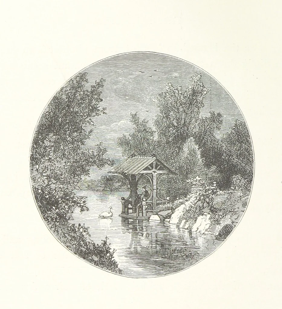 An illustration from Nature and Art: poems and pictures from the best authors and artists. Compiled by L. R. Estes. Illustrated with ... etchings ... and ... illustrations, etc, 1890, leaf 42