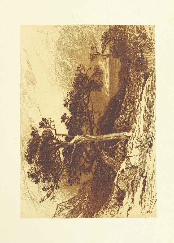 An illustration from Nature and Art: poems and pictures from the best authors and artists. Compiled by L. R. Estes. Illustrated with ... etchings ... and ... illustrations, etc, 1890, leaf 51