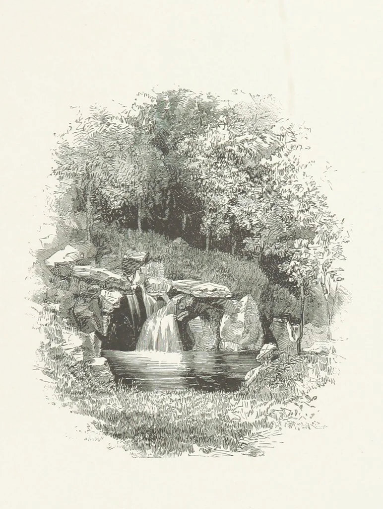 An illustration from Nature and Art: poems and pictures from the best authors and artists. Compiled by L. R. Estes. Illustrated with ... etchings ... and ... illustrations, etc, 1890, leaf 73