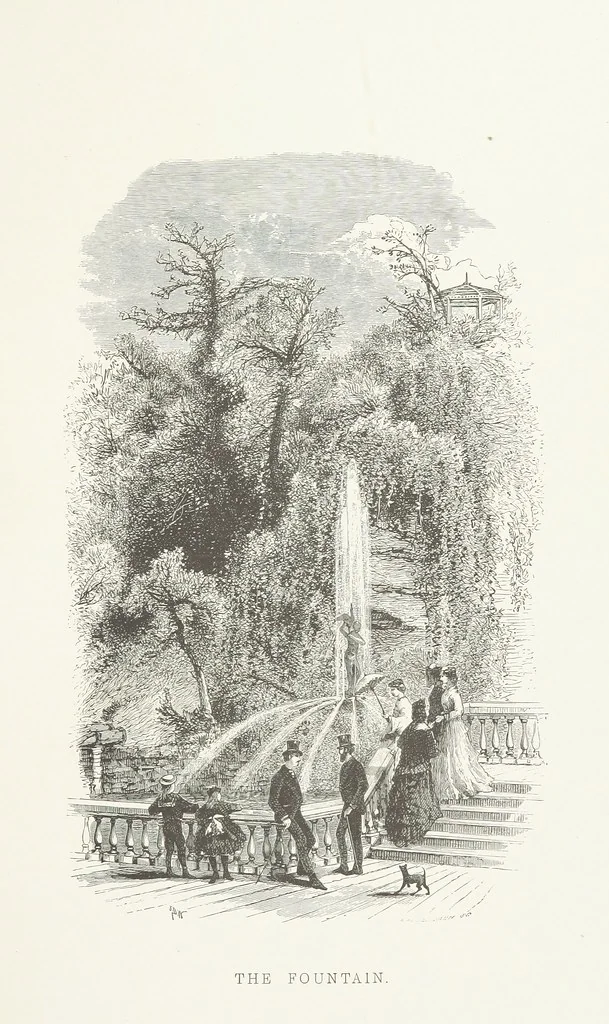 An illustration from Nature and Art: poems and pictures from the best authors and artists. Compiled by L. R. Estes. Illustrated with ... etchings ... and ... illustrations, etc, 1890, leaf 85