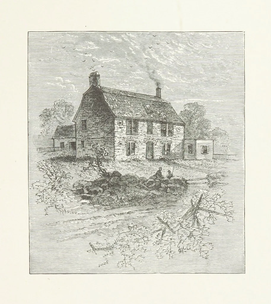 An illustration from Nature and Art: poems and pictures from the best authors and artists. Compiled by L. R. Estes. Illustrated with ... etchings ... and ... illustrations, etc, 1890, leaf 91