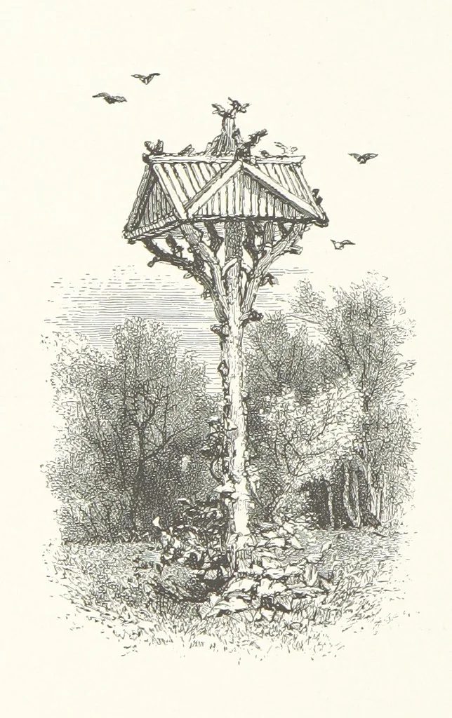 An illustration from Nature and Art: poems and pictures from the best authors and artists. Compiled by L. R. Estes. Illustrated with ... etchings ... and ... illustrations, etc, 1890, leaf 92