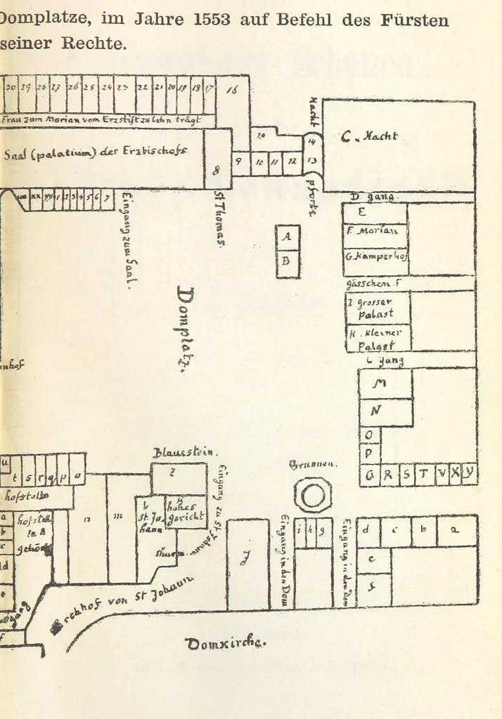 An illustration from Forschungen auf dem Gebiete der Rheinischen und Westphälischen Geschichte, etc, 1864, leaf 147