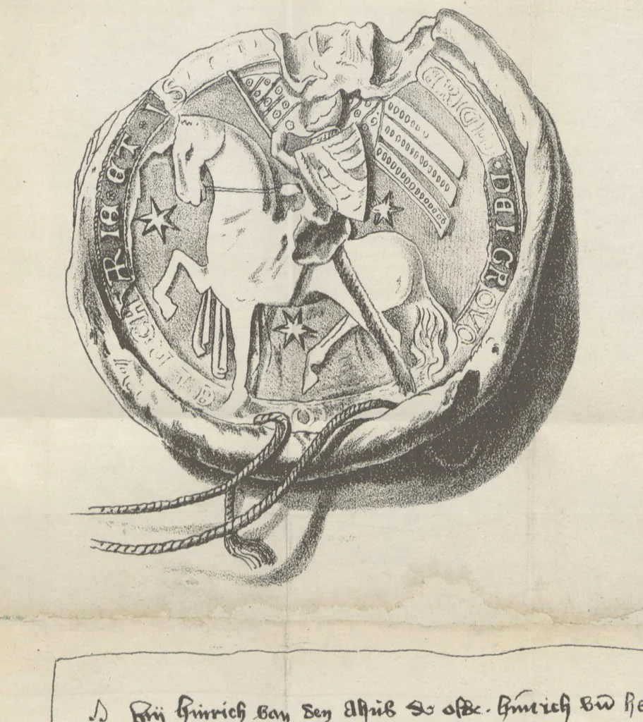 An illustration from Forschungen auf dem Gebiete der Rheinischen und Westphälischen Geschichte, etc, 1864, leaf 294
