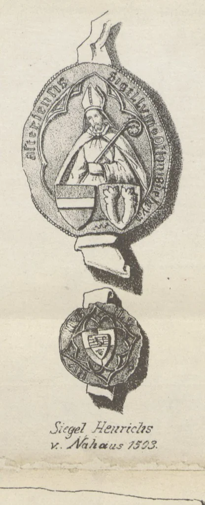 An illustration from Forschungen auf dem Gebiete der Rheinischen und Westphälischen Geschichte, etc, 1864, leaf 294
