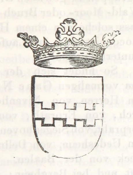 An illustration from Forschungen auf dem Gebiete der Rheinischen und Westphälischen Geschichte, etc, 1864, leaf 301