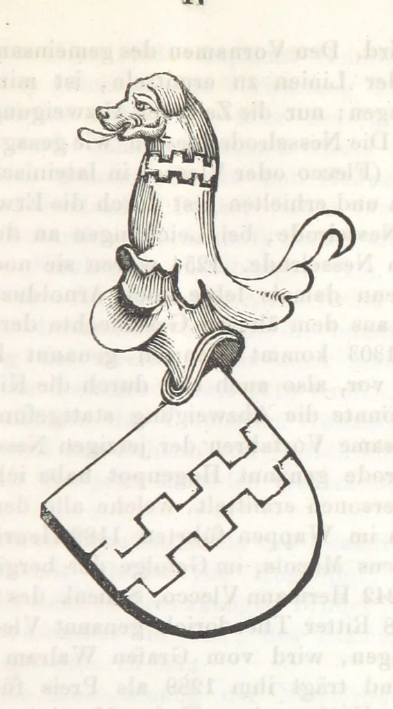 An illustration from Forschungen auf dem Gebiete der Rheinischen und Westphälischen Geschichte, etc, 1864, leaf 311