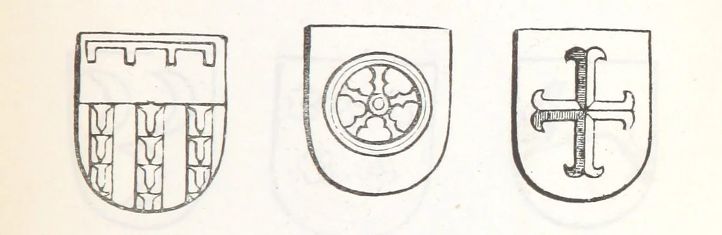 An illustration from Forschungen auf dem Gebiete der Rheinischen und Westphälischen Geschichte, etc, 1864, leaf 339