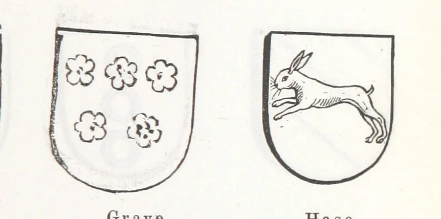 An illustration from Forschungen auf dem Gebiete der Rheinischen und Westphälischen Geschichte, etc, 1864, leaf 341