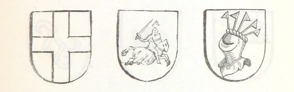 An illustration from Forschungen auf dem Gebiete der Rheinischen und Westphälischen Geschichte, etc, 1864, leaf 345