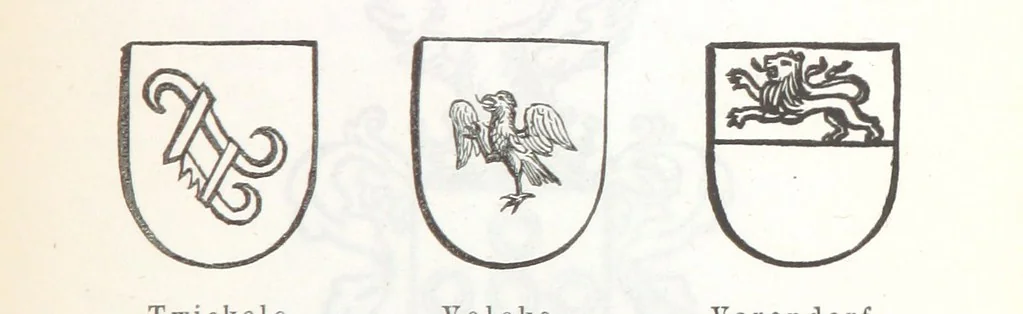 An illustration from Forschungen auf dem Gebiete der Rheinischen und Westphälischen Geschichte, etc, 1864, leaf 347
