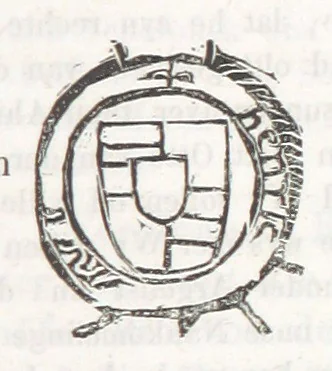 An illustration from Forschungen auf dem Gebiete der Rheinischen und Westphälischen Geschichte, etc, 1864, leaf 401