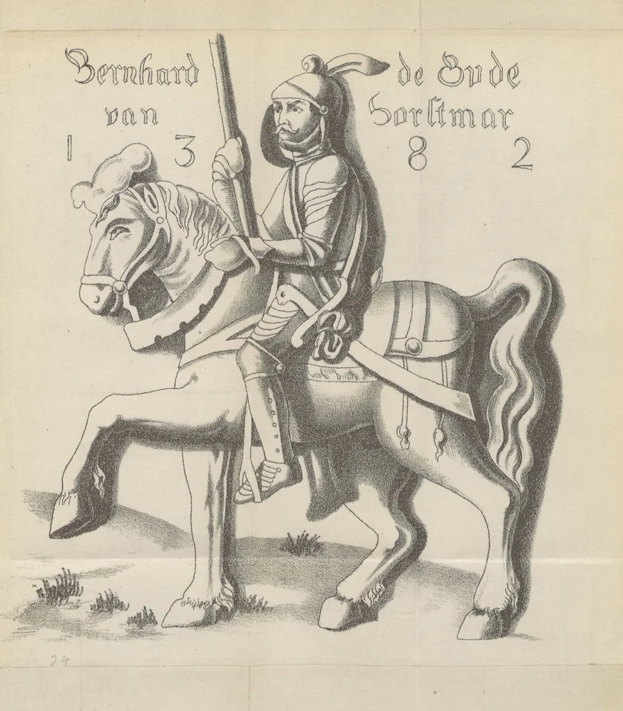 An illustration from Forschungen auf dem Gebiete der Rheinischen und Westphälischen Geschichte, etc, 1864, leaf 447