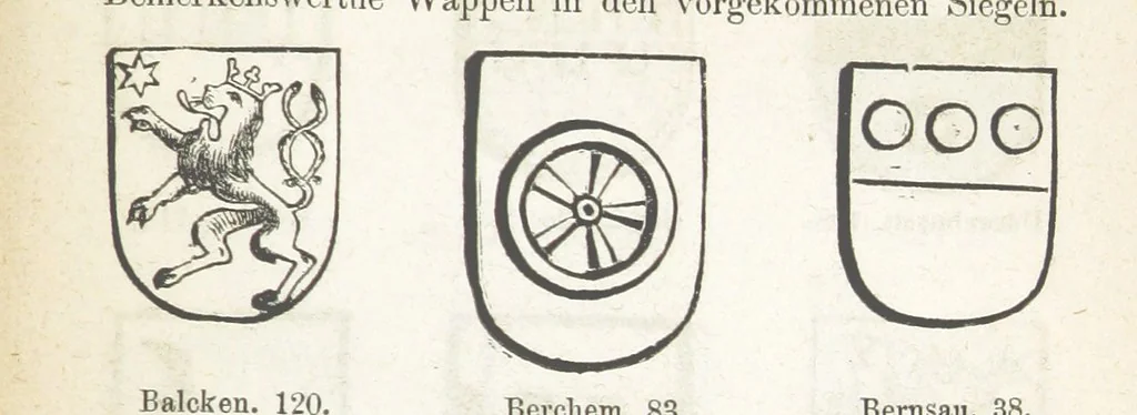 An illustration from Forschungen auf dem Gebiete der Rheinischen und Westphälischen Geschichte, etc, 1864, leaf 563