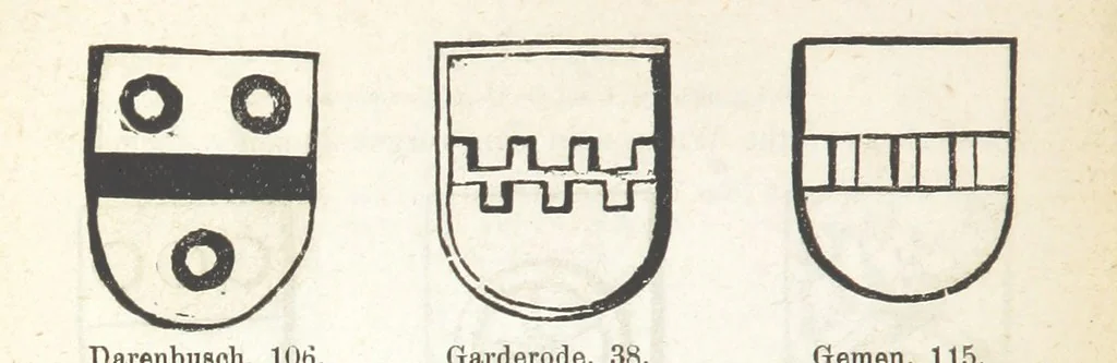 An illustration from Forschungen auf dem Gebiete der Rheinischen und Westphälischen Geschichte, etc, 1864, leaf 564