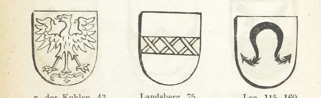 An illustration from Forschungen auf dem Gebiete der Rheinischen und Westphälischen Geschichte, etc, 1864, leaf 565