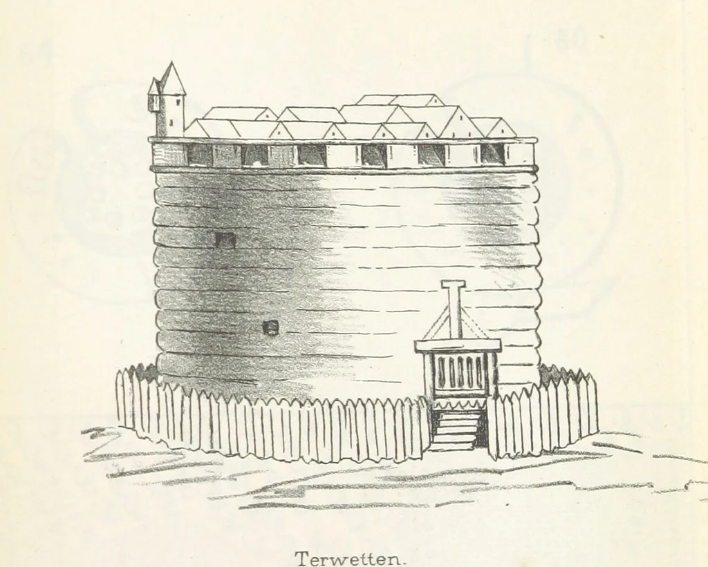 An illustration from Forschungen auf dem Gebiete der Rheinischen und Westphälischen Geschichte, etc, 1864, leaf 351