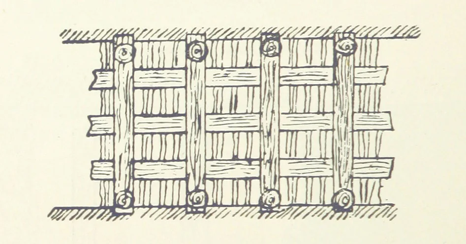 An illustration from The Practice and Science of Mining Engineering: a manual adapted for the use of mine owners, etc, 1896, leaf 106
