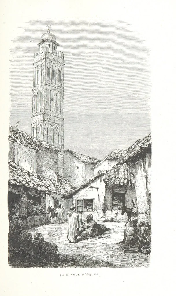 An illustration from À travers la Kabylie, etc, 1865, leaf 111