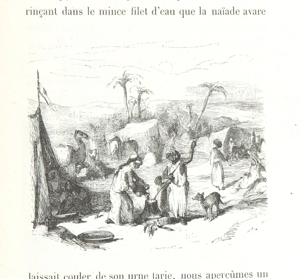 An illustration from À travers la Kabylie, etc, 1865, leaf 131