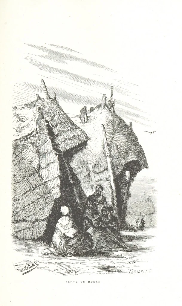 An illustration from À travers la Kabylie, etc, 1865, leaf 133
