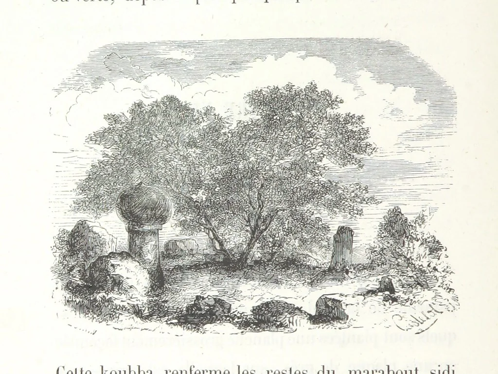 An illustration from À travers la Kabylie, etc, 1865, leaf 142