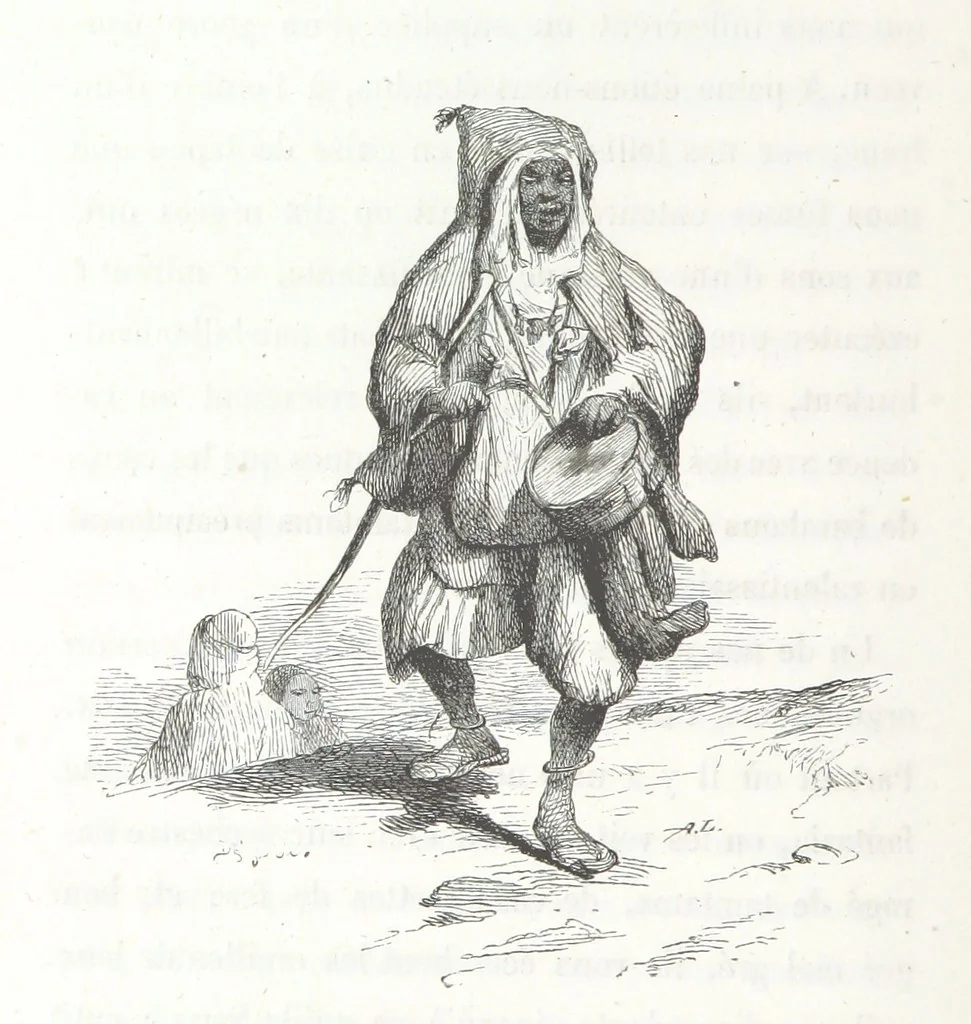 An illustration from À travers la Kabylie, etc, 1865, leaf 190