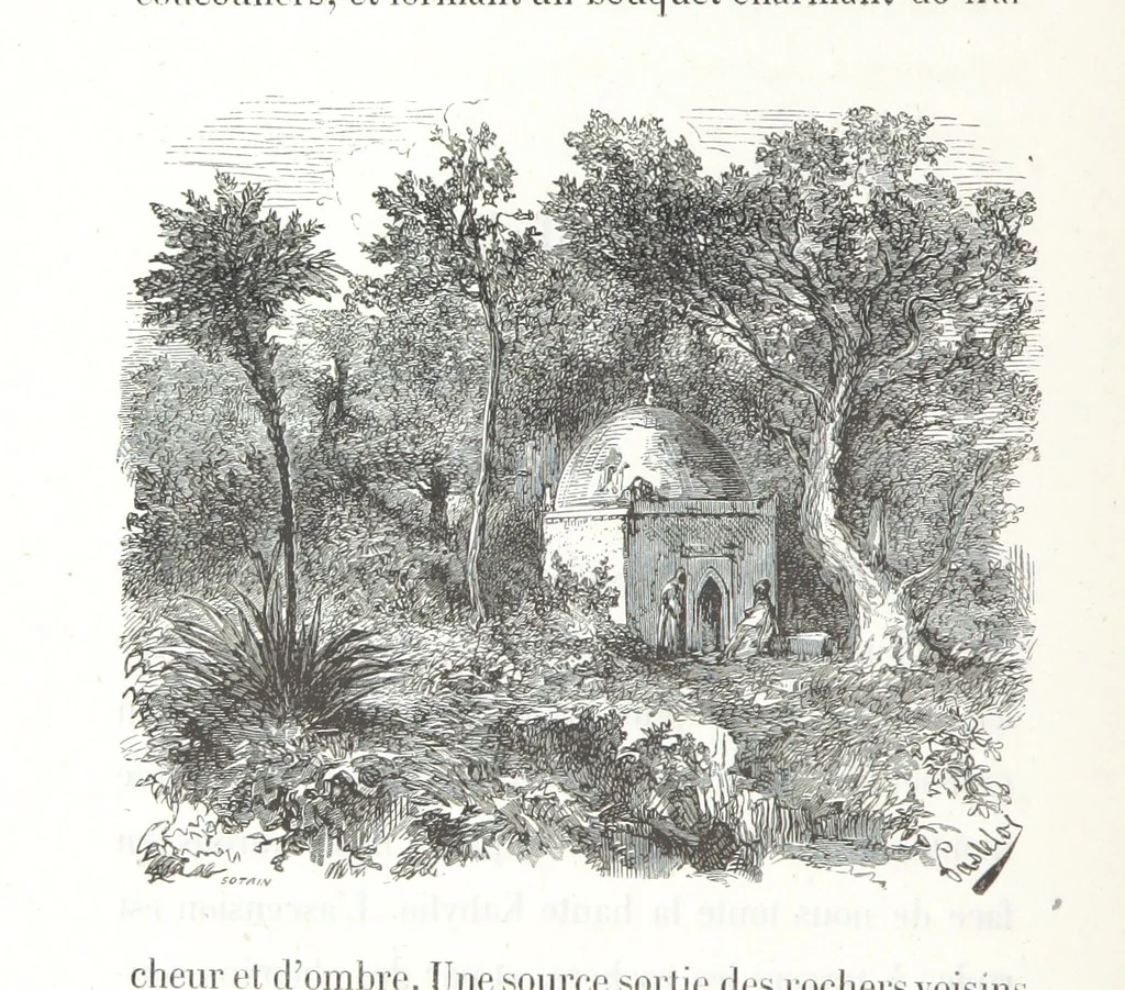 An illustration from À travers la Kabylie, etc, 1865, leaf 216
