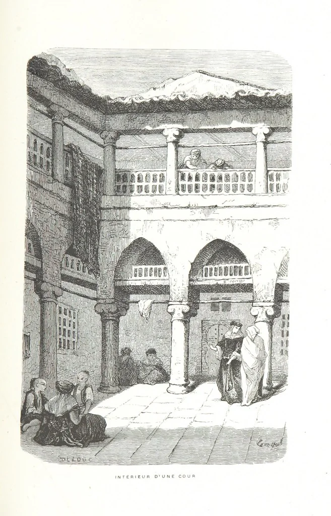 An illustration from À travers la Kabylie, etc, 1865, leaf 233