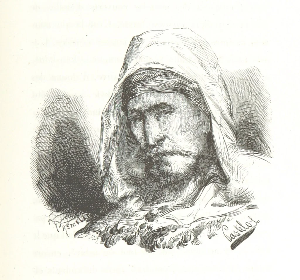 An illustration from À travers la Kabylie, etc, 1865, leaf 243
