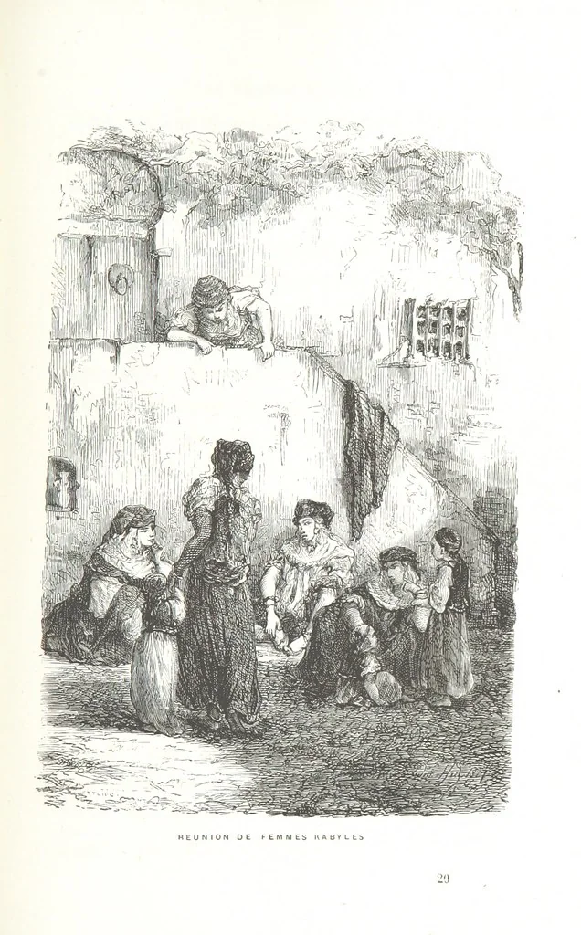 An illustration from À travers la Kabylie, etc, 1865, leaf 321