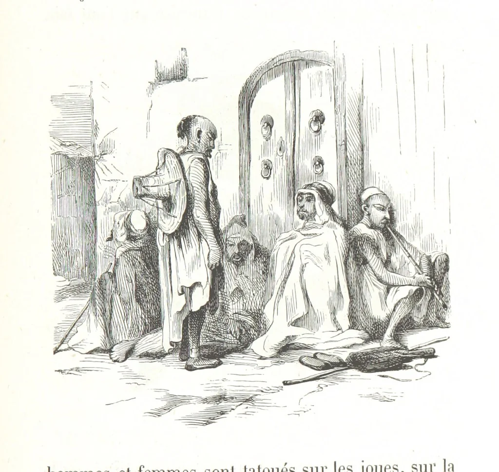 An illustration from À travers la Kabylie, etc, 1865, leaf 325