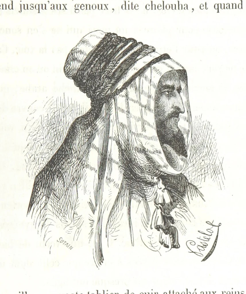 An illustration from À travers la Kabylie, etc, 1865, leaf 327