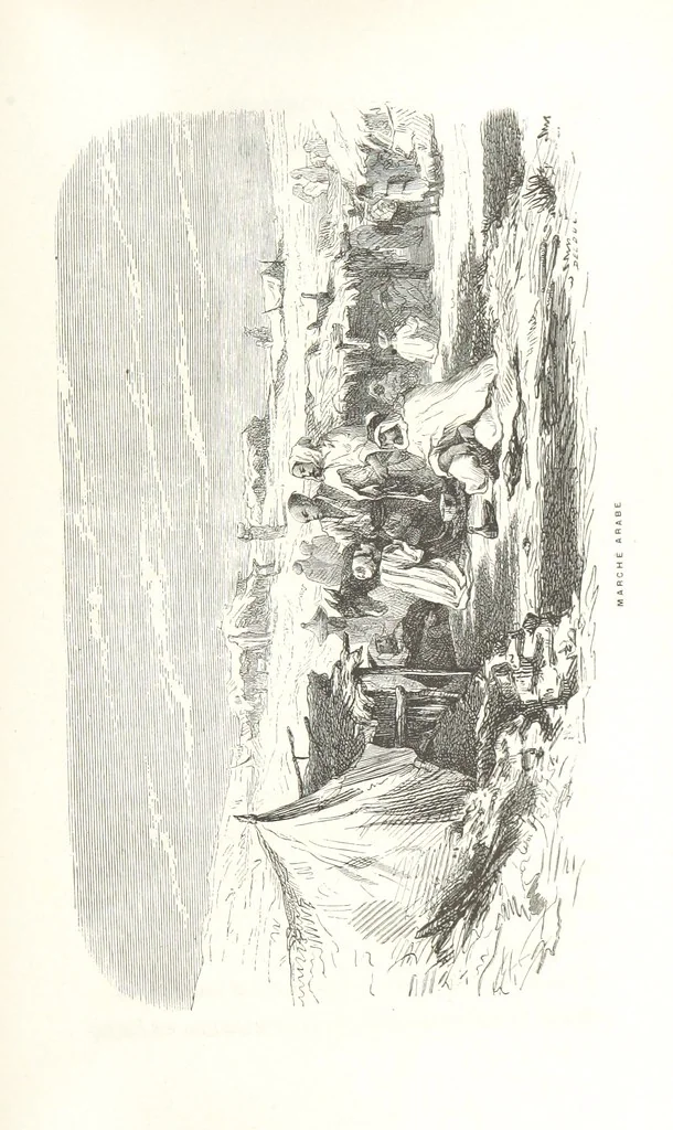 An illustration from À travers la Kabylie, etc, 1865, leaf 421