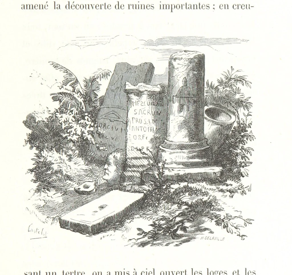 An illustration from À travers la Kabylie, etc, 1865, leaf 45