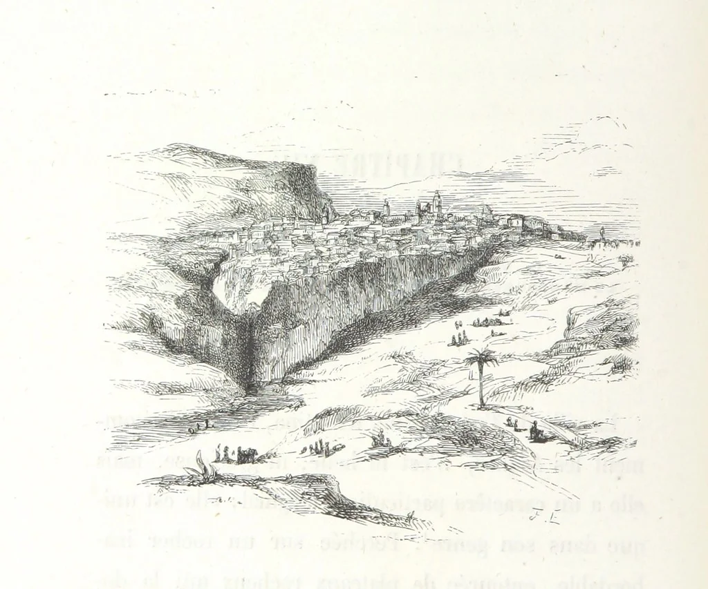 An illustration from À travers la Kabylie, etc, 1865, leaf 74