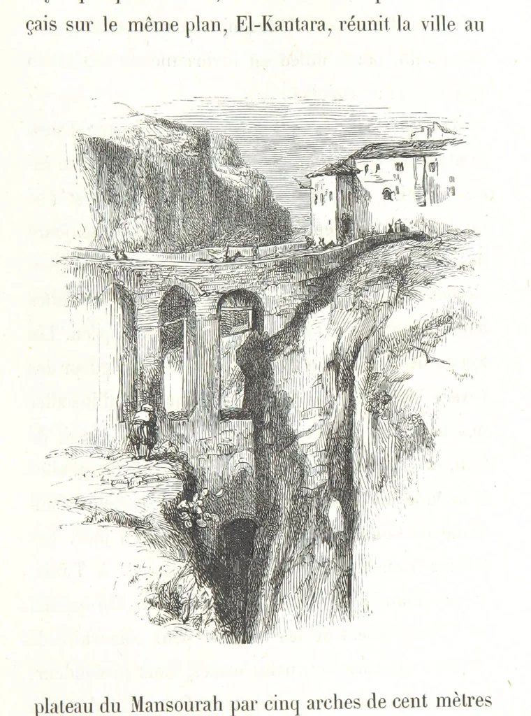 An illustration from À travers la Kabylie, etc, 1865, leaf 75