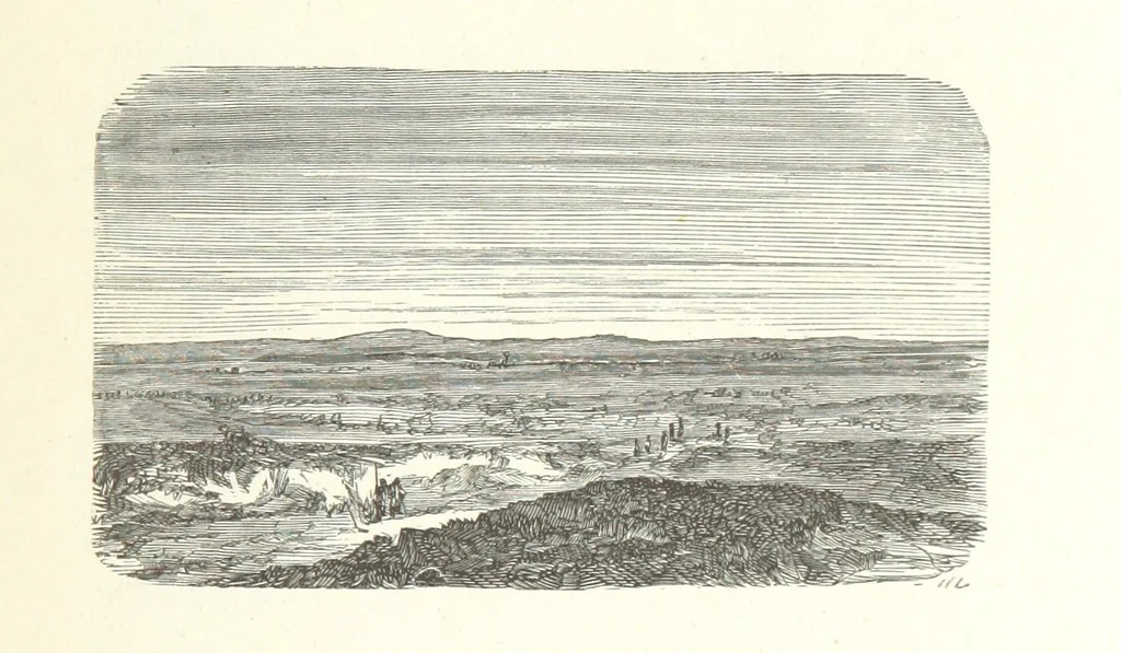 An illustration from Kabyles et Kroumirs ... Dessins de MM. Andrieux, Duhousset, C. Gosselin, II. Vogel, d'après le croquis de l'auteur. Gravure de F. Méaulle, 1882, leaf 107