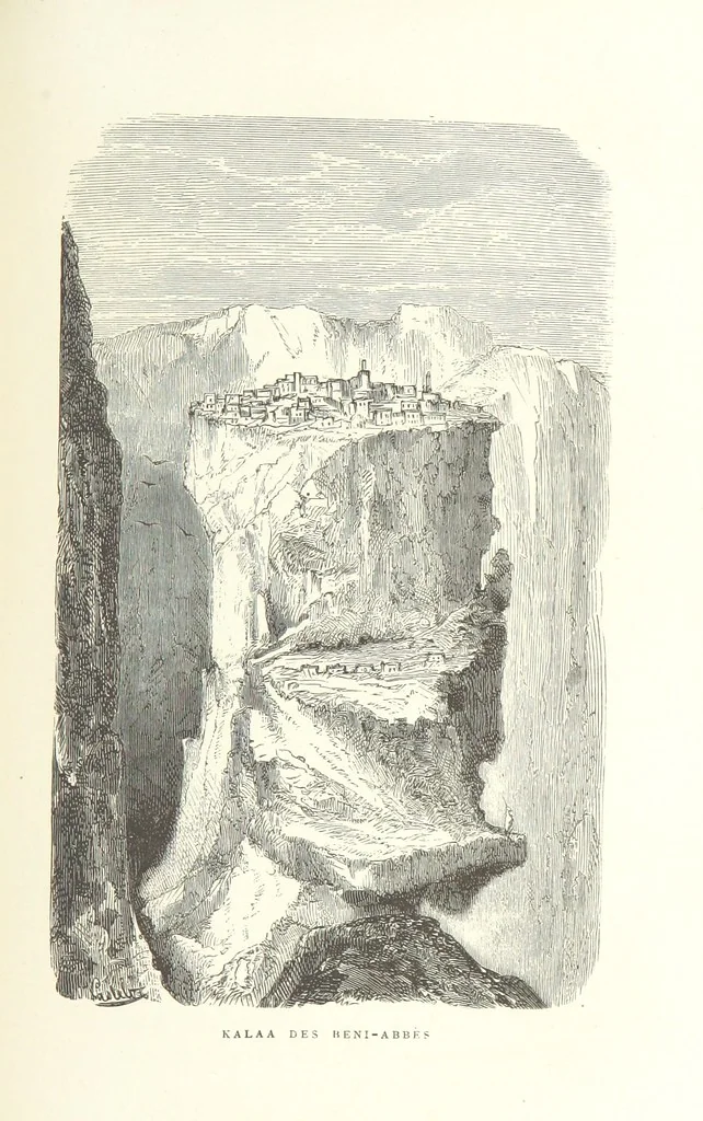 An illustration from Kabyles et Kroumirs ... Dessins de MM. Andrieux, Duhousset, C. Gosselin, II. Vogel, d'après le croquis de l'auteur. Gravure de F. Méaulle, 1882, leaf 229