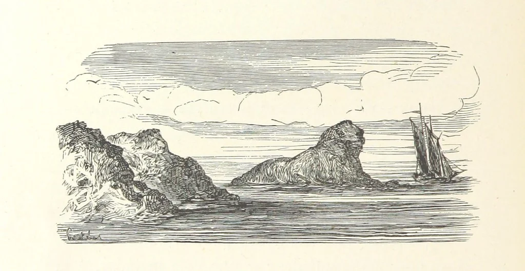 An illustration from Kabyles et Kroumirs ... Dessins de MM. Andrieux, Duhousset, C. Gosselin, II. Vogel, d'après le croquis de l'auteur. Gravure de F. Méaulle, 1882, leaf 40