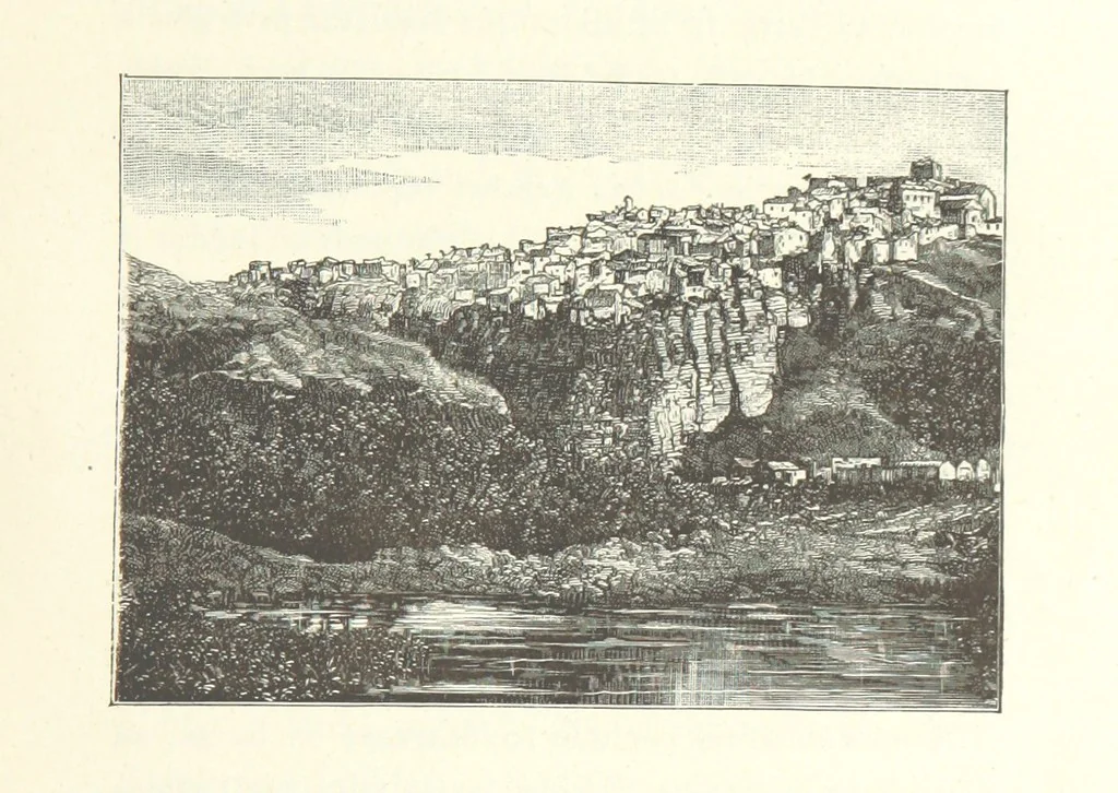 An illustration from Kabyles et Kroumirs ... Dessins de MM. Andrieux, Duhousset, C. Gosselin, II. Vogel, d'après le croquis de l'auteur. Gravure de F. Méaulle, 1882, leaf 59